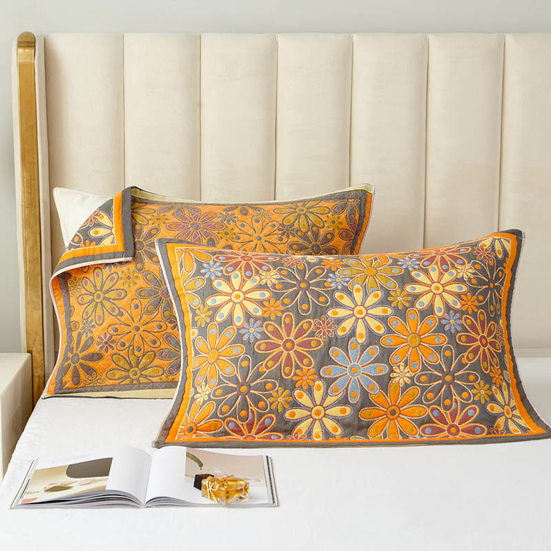 Σετ δύο μαξιλαροθηκών, 100% βαμβάκι, αντιακάρεα, με αντιολισθητικό ιμάντα, Vanbottomia power factory