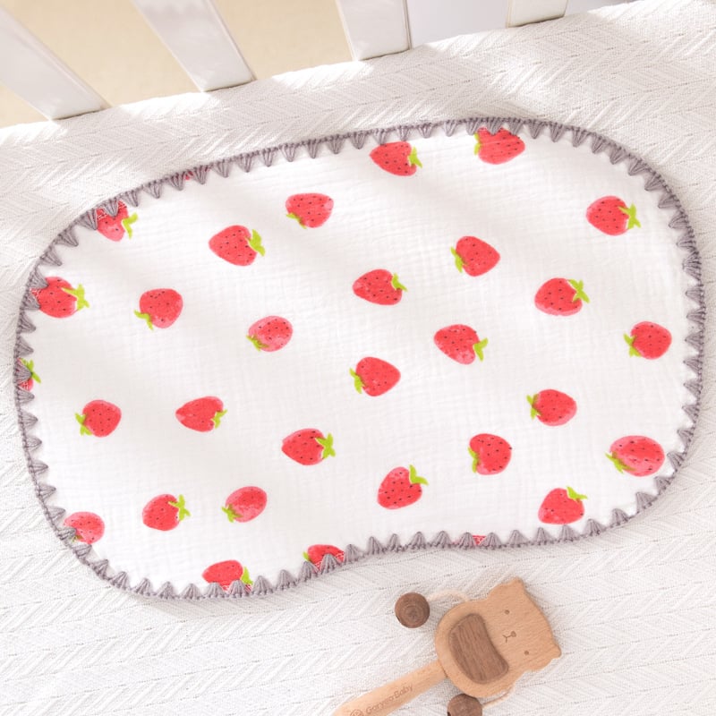 Debesėlių pagalvė kūdikiams, 100% medvilnė, dešimties sluoksnių marlė, piešinių stilius