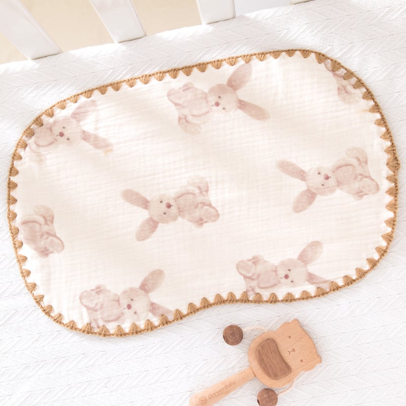 Debesėlių pagalvė kūdikiams, 100% medvilnė, dešimties sluoksnių marlė, piešinių stilius