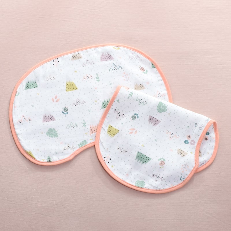 Debesėlių pagalvė kūdikiams, 100% medvilnė, dešimties sluoksnių marlė, piešinių stilius