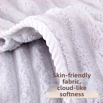 Nedves hajra szárító női sapka, nedvszívó, turbán, kettős réteg, korál fleece anyag, 150D szál, hat szálas szövés, súly kevesebb mint 30 g