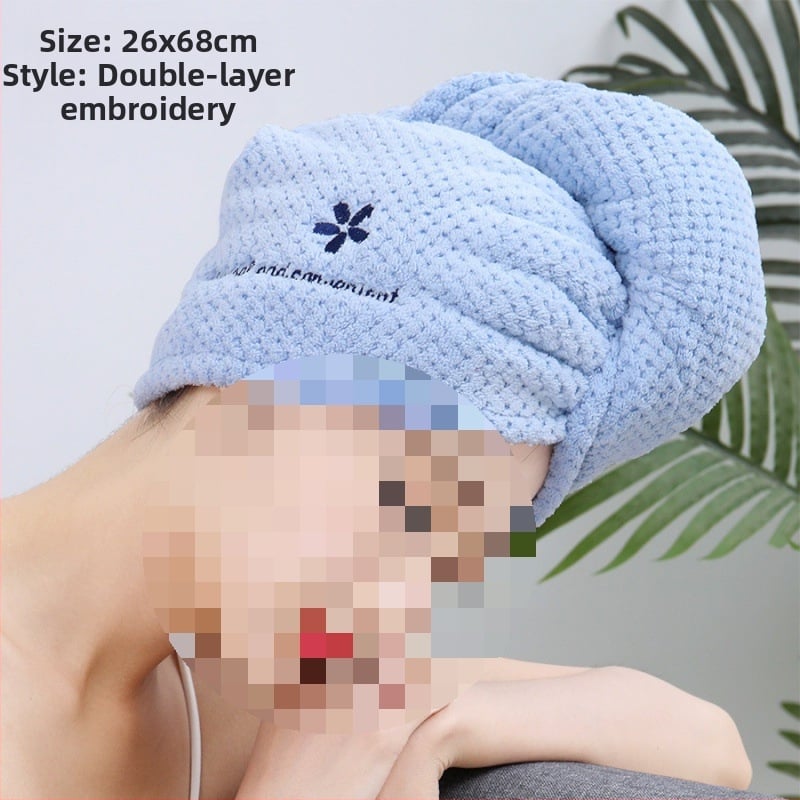 RUIDAN Hajszárító sapka, vízfelvevő, gyors szárítás, dupla réteg, poliészter, tömege több mint 200 g