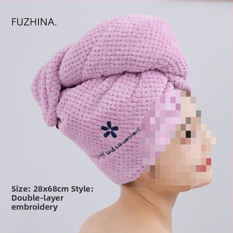 RUIDAN Hajszárító sapka, vízfelvevő, gyors szárítás, dupla réteg, poliészter, tömege több mint 200 g