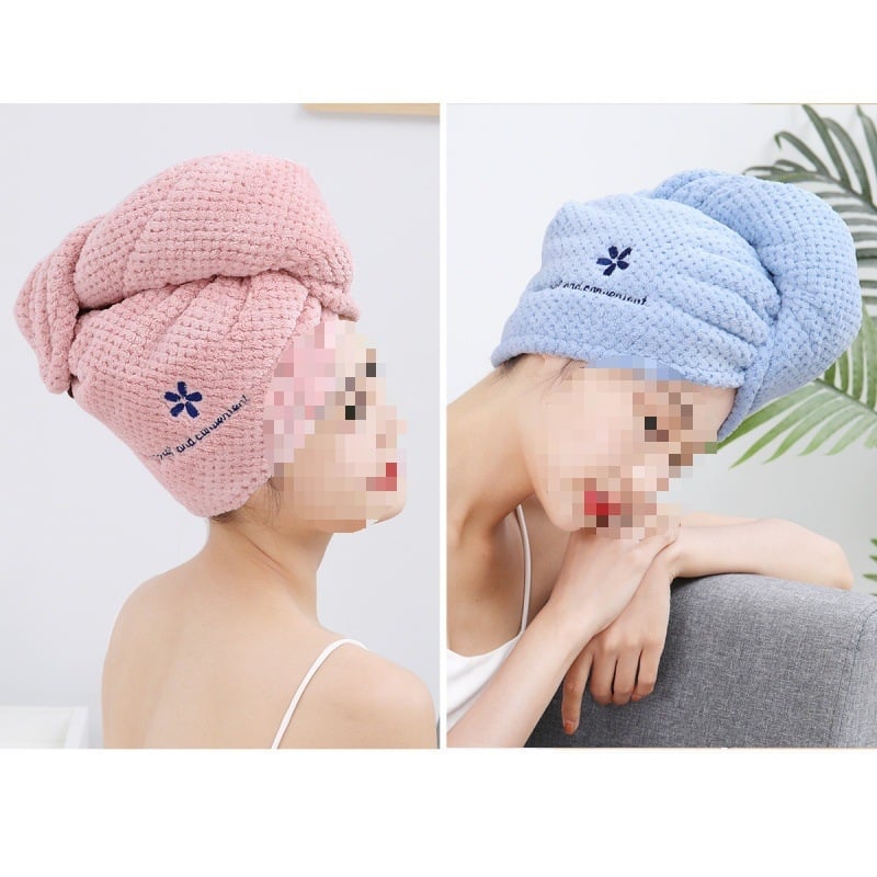 RUIDAN Hajszárító sapka, vízfelvevő, gyors szárítás, dupla réteg, poliészter, tömege több mint 200 g