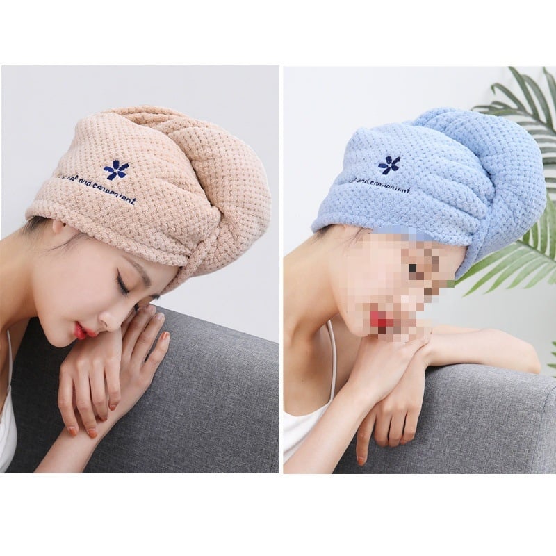 RUIDAN Hajszárító sapka, vízfelvevő, gyors szárítás, dupla réteg, poliészter, tömege több mint 200 g