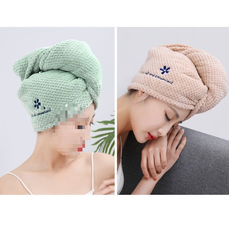 RUIDAN Hajszárító sapka, vízfelvevő, gyors szárítás, dupla réteg, poliészter, tömege több mint 200 g