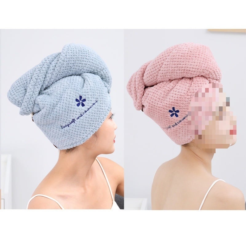 RUIDAN Hajszárító sapka, vízfelvevő, gyors szárítás, dupla réteg, poliészter, tömege több mint 200 g