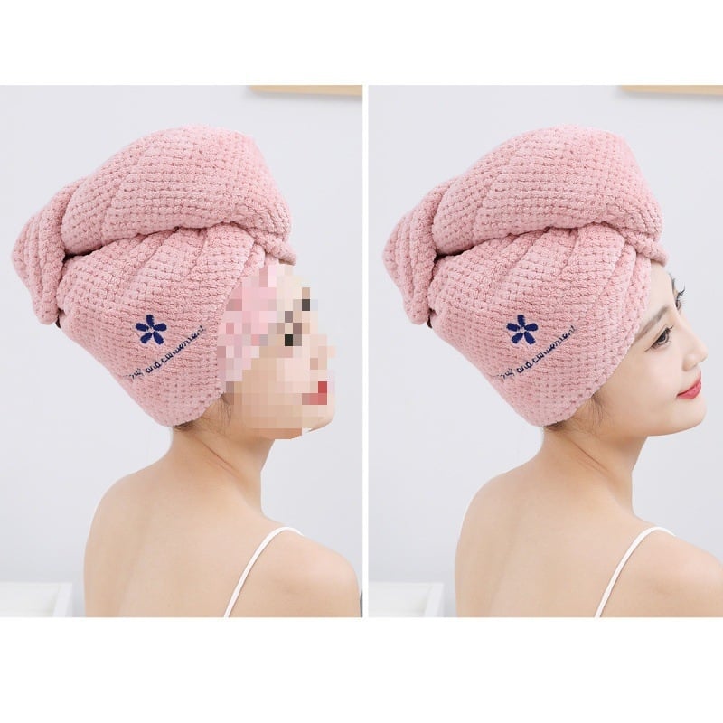 RUIDAN Hajszárító sapka, vízfelvevő, gyors szárítás, dupla réteg, poliészter, tömege több mint 200 g