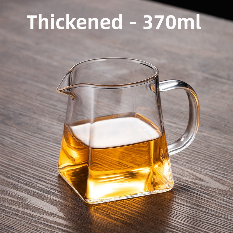 Σετ τσαγιού από θερμοανθεκτικό παχύ γυαλί με ενσωματωμένο φίλτρο για τσάι και φίλτρο έγχυσης