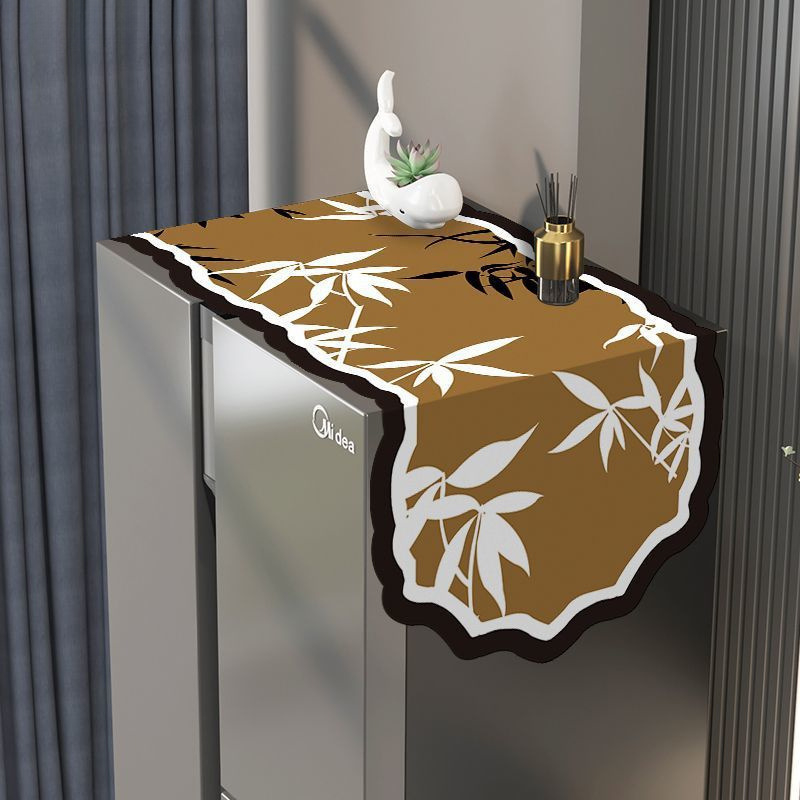 Kangasest külmkapi ülaosa kate, õli- ja määrdevastupidav, Ameerika stiilis külmikutele ühe või kahe uksega, lihtne ja kaasaegne disain