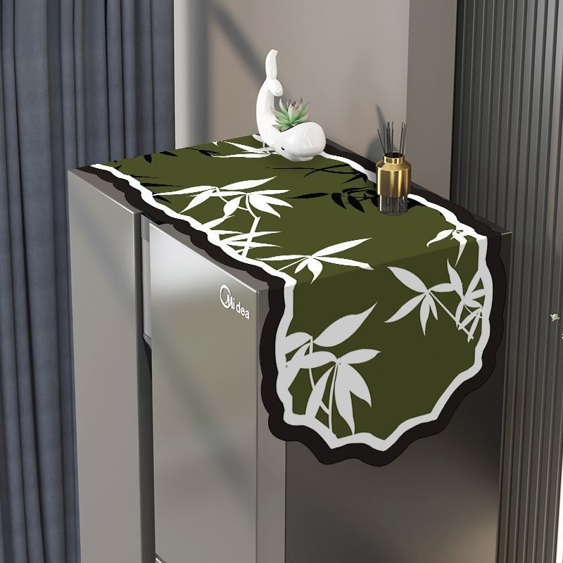 Kangasest külmkapi ülaosa kate, õli- ja määrdevastupidav, Ameerika stiilis külmikutele ühe või kahe uksega, lihtne ja kaasaegne disain