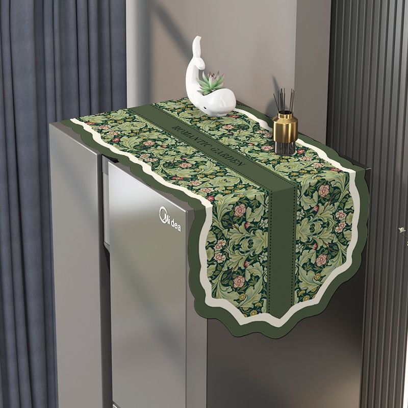 Kangasest külmkapi ülaosa kate, õli- ja määrdevastupidav, Ameerika stiilis külmikutele ühe või kahe uksega, lihtne ja kaasaegne disain