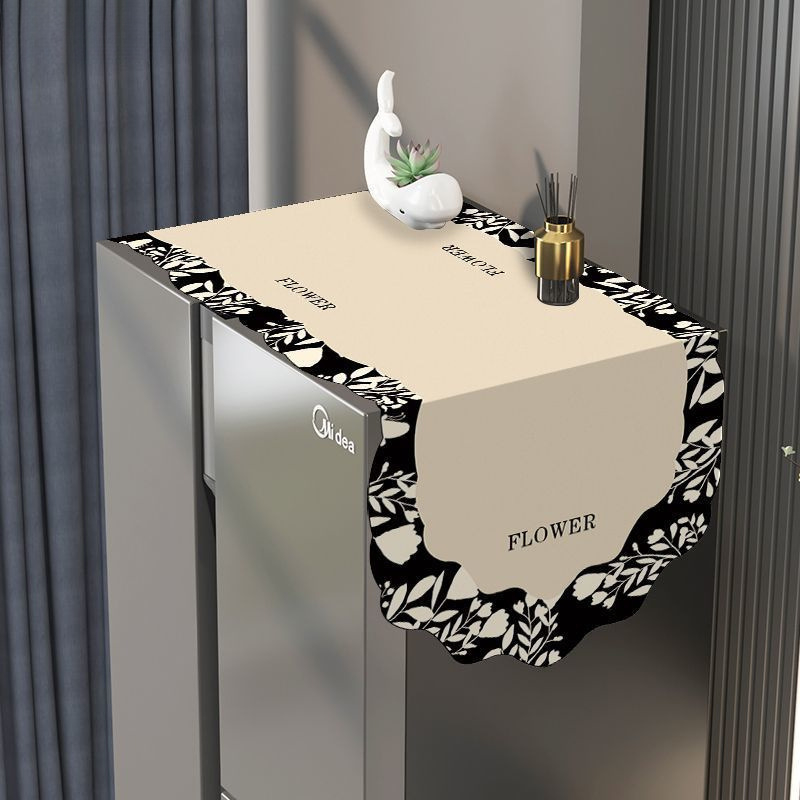 Kangasest külmkapi ülaosa kate, õli- ja määrdevastupidav, Ameerika stiilis külmikutele ühe või kahe uksega, lihtne ja kaasaegne disain