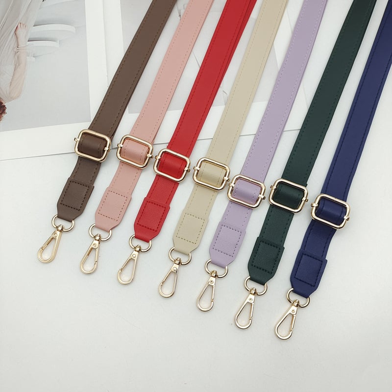 Nova ženska torbna naramenica od PU kože, prilagodljiva crossbody naramenica, tanka uska traka, olakšava teret na ramenu