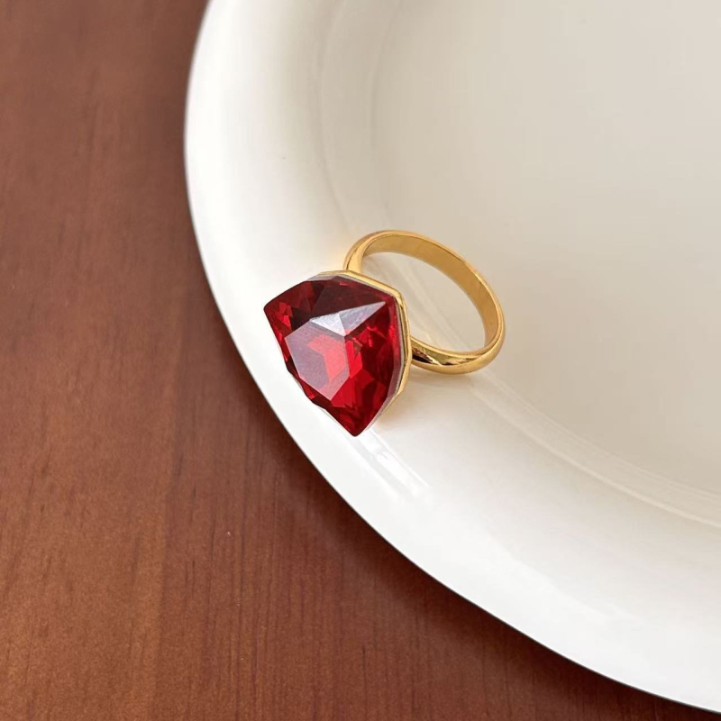 Shutong stikliniai geometrijiniai auskarai, elektroplakavimas, 925 sidabro kaiščiai, vintage aukštos kokybės dizainas