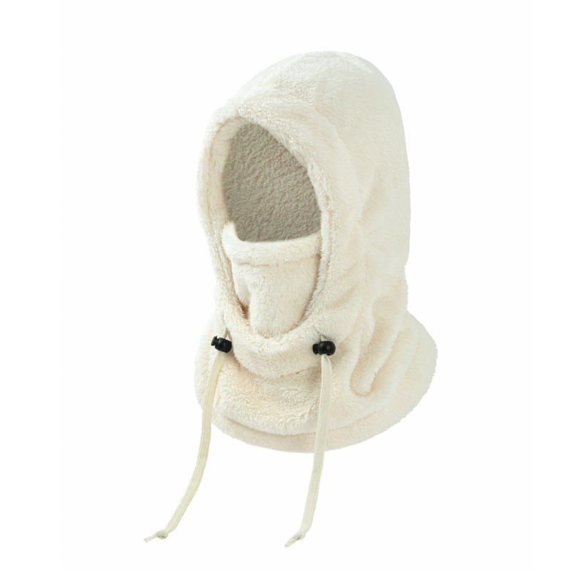 Kapuljača za djecu s dizajnom medvjeđih ušiju, otporna na vjetar, s ugrađenim ovratnikom za toplinu, Shu cotton velvet materijal, za djecu od 2 do 10 godina