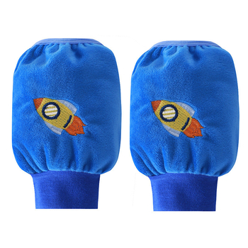 Vaikų rankovinės apsauginės nuo nešvarumų, rudens–žiema, animacinis piešinys, siuvinės, poliesterio pluoštas