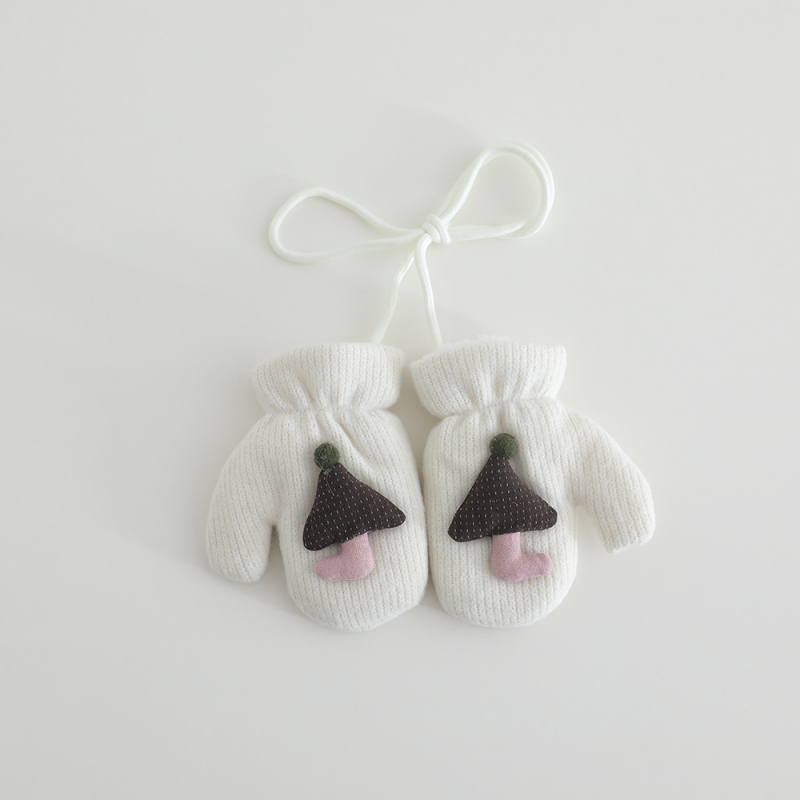 Benhui žieminės vaikų pirštinės su fliso vidumi, iš medvilnės pluošto, 2–5 metai