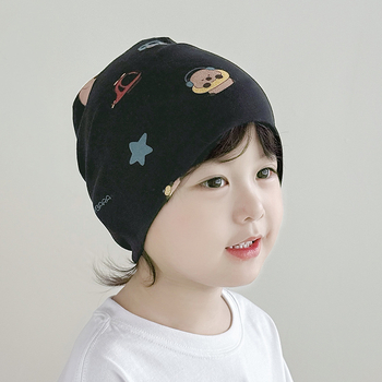 Dječja kapa s kapuljačom od pamuka, dvostruke debljine, vjetrootporna i topla (materijal: pamuk >96%; tip: kapa s kapuljačom; funkcije: prozračna, vjetrootporna, topla)