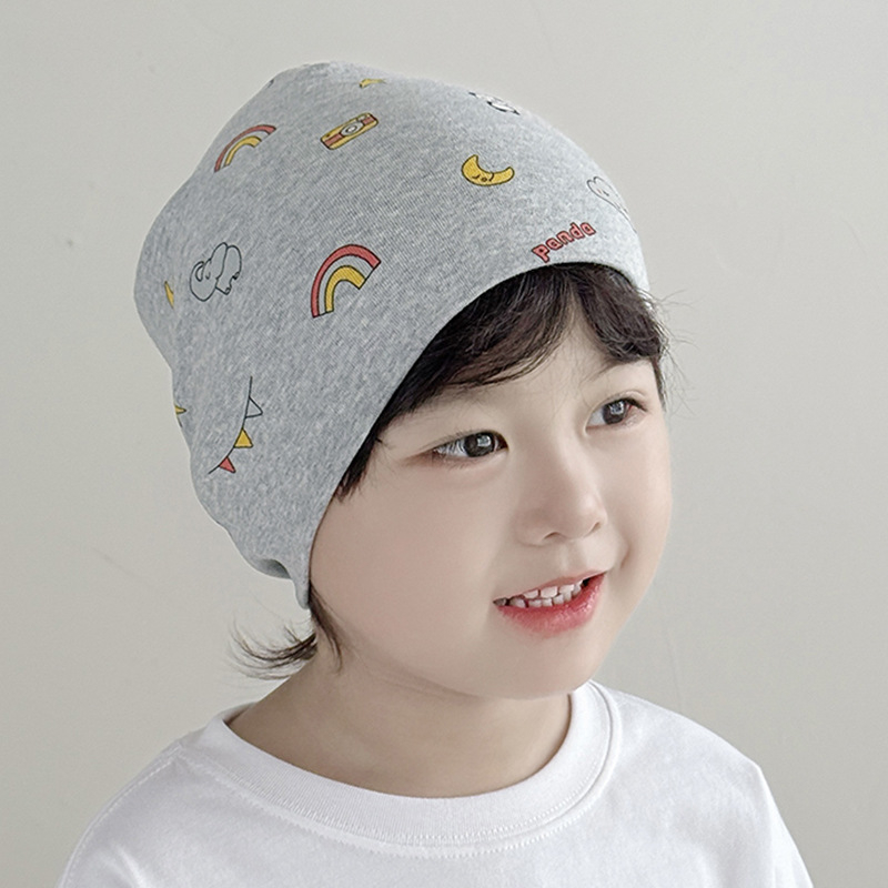 Dječja kapa s kapuljačom od pamuka, dvostruke debljine, vjetrootporna i topla (materijal: pamuk >96%; tip: kapa s kapuljačom; funkcije: prozračna, vjetrootporna, topla)