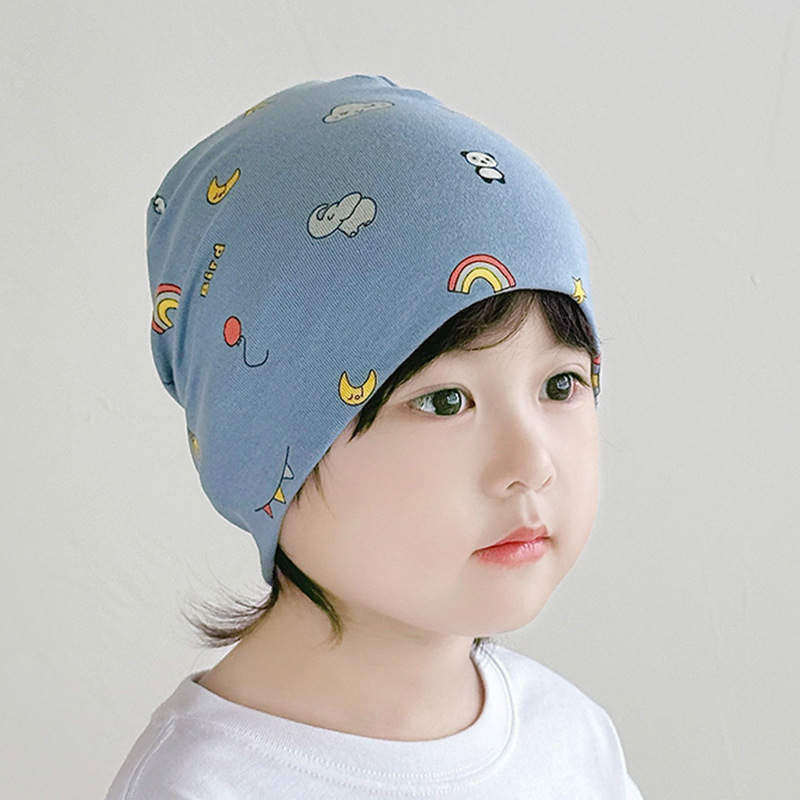 Dječja kapa s kapuljačom od pamuka, dvostruke debljine, vjetrootporna i topla (materijal: pamuk >96%; tip: kapa s kapuljačom; funkcije: prozračna, vjetrootporna, topla)