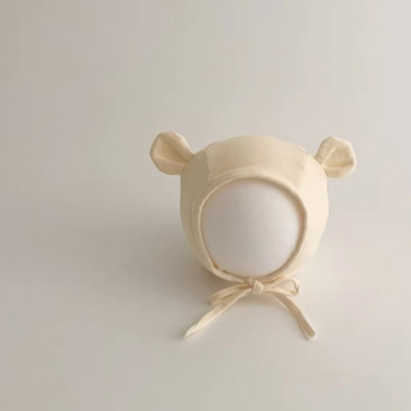 Šešir za bebe s zaštitom uha i velikim obodom (100% Tencel Lyocell, 0–6 mjeseci, proljeće 2025)