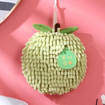 Chenille πετσέτα χεριών — κρεμαστή κουζίνας, απορροφητική, γρήγορο στέγνωμα (Υλικό: coral fleece; Νήμα: Chenille; Βάρος: 80–100 g; Διαμόρφωση: Ναι; Διαδικασία: κέντημα, απλό ύφανση)