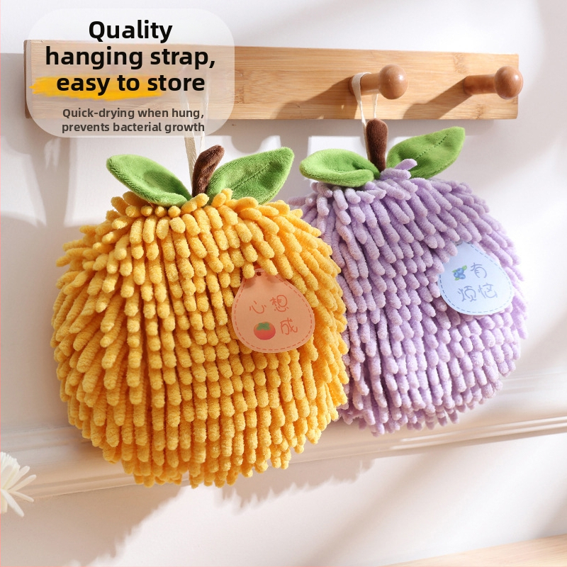 Chenille uterák na ruky — kuchynské visiace utierky, absorbčné, rýchloschnúce (Materiál: coral fleece; Vlákno: Chenille; Hmotnosť: 80–100 g; Prispôsobenie: Áno; Výrobný proces: vyšívanie, ploché tkanie)