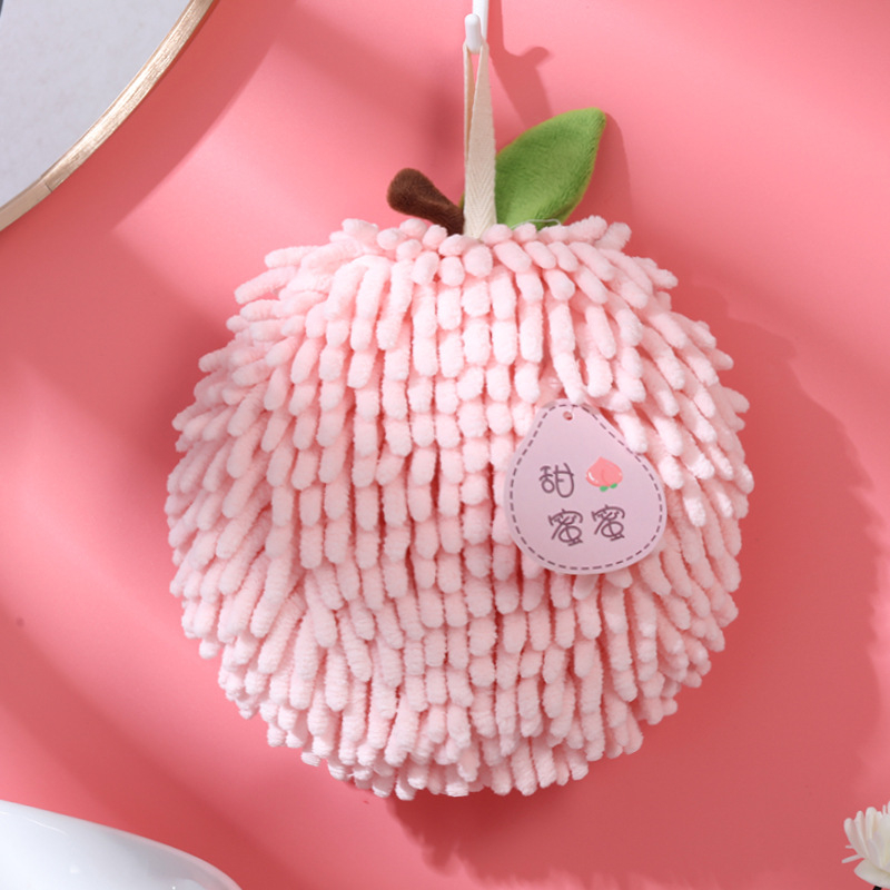 Chenille πετσέτα χεριών — κρεμαστή κουζίνας, απορροφητική, γρήγορο στέγνωμα (Υλικό: coral fleece; Νήμα: Chenille; Βάρος: 80–100 g; Διαμόρφωση: Ναι; Διαδικασία: κέντημα, απλό ύφανση)