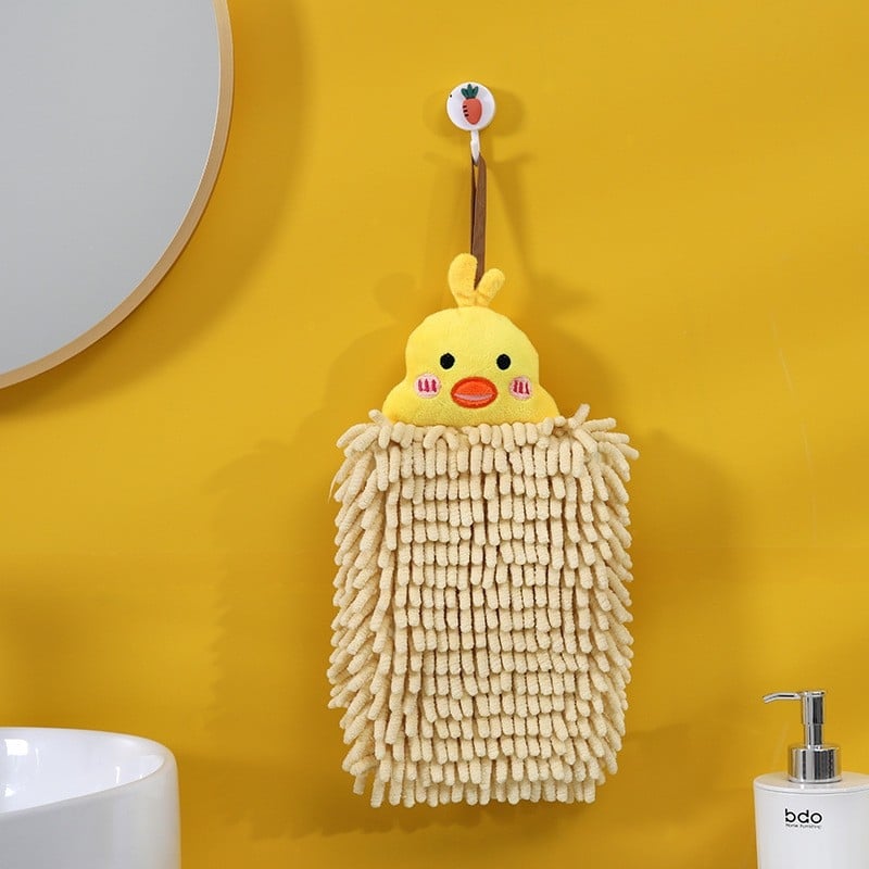 Chenille πετσέτα χεριών — κρεμαστή κουζίνας, απορροφητική, γρήγορο στέγνωμα (Υλικό: coral fleece; Νήμα: Chenille; Βάρος: 80–100 g; Διαμόρφωση: Ναι; Διαδικασία: κέντημα, απλό ύφανση)