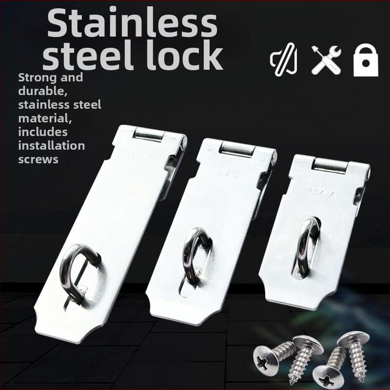 Nerūdijančio plieno durų užrakinimo mechanizmas – sunkiojo tipo užraktas durims ir spintelėms (Medžiaga: nerūdijantis plienas; Typas: sunkiojo tipo užraktas; Stilius: naujas kinų stilius)