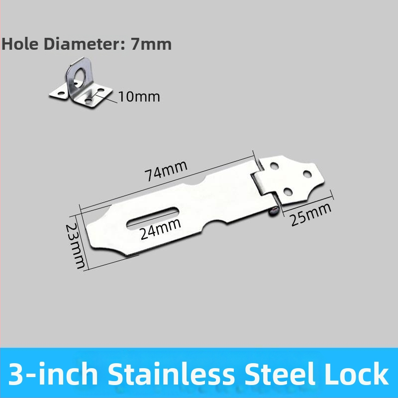 Nerūdijančio plieno durų užrakinimo mechanizmas – sunkiojo tipo užraktas durims ir spintelėms (Medžiaga: nerūdijantis plienas; Typas: sunkiojo tipo užraktas; Stilius: naujas kinų stilius)