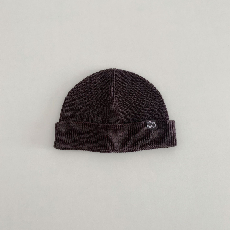 Pletena dječja kapa s zaštitom za uši, jesen, vunena mješavina, kupolasti vrh