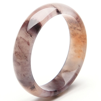 Rokassprādze no dabiskā nefrita ar ģeometrisku formu, slīpēta un pulēta virsma, iespēja pielāgot