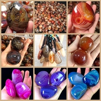 Agāta kulons ar dabisku akmeni, polēta virsma, dabiskā forma, karājams dekors, jauns ķīniešu stils