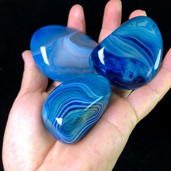 Agāta kulons ar dabisku akmeni, polēta virsma, dabiskā forma, karājams dekors, jauns ķīniešu stils