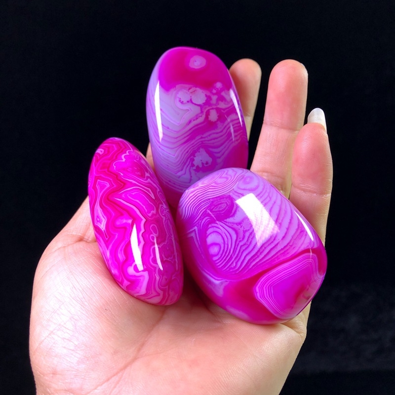 Agāta kulons ar dabisku akmeni, polēta virsma, dabiskā forma, karājams dekors, jauns ķīniešu stils