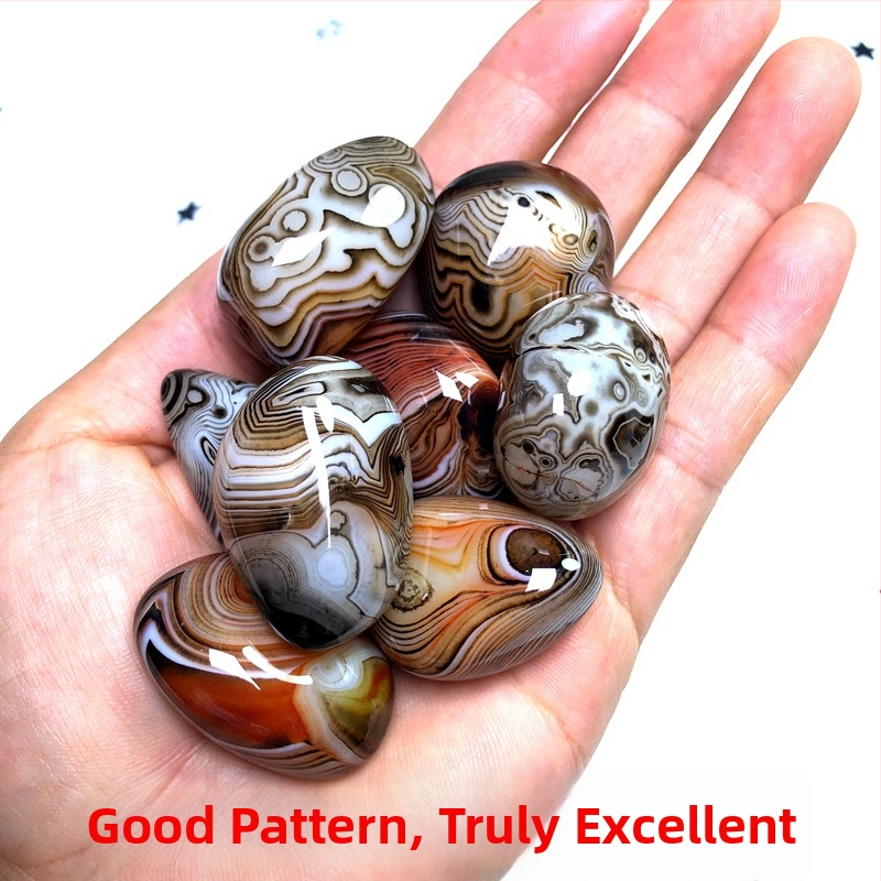 Agāta kulons ar dabisku akmeni, polēta virsma, dabiskā forma, karājams dekors, jauns ķīniešu stils