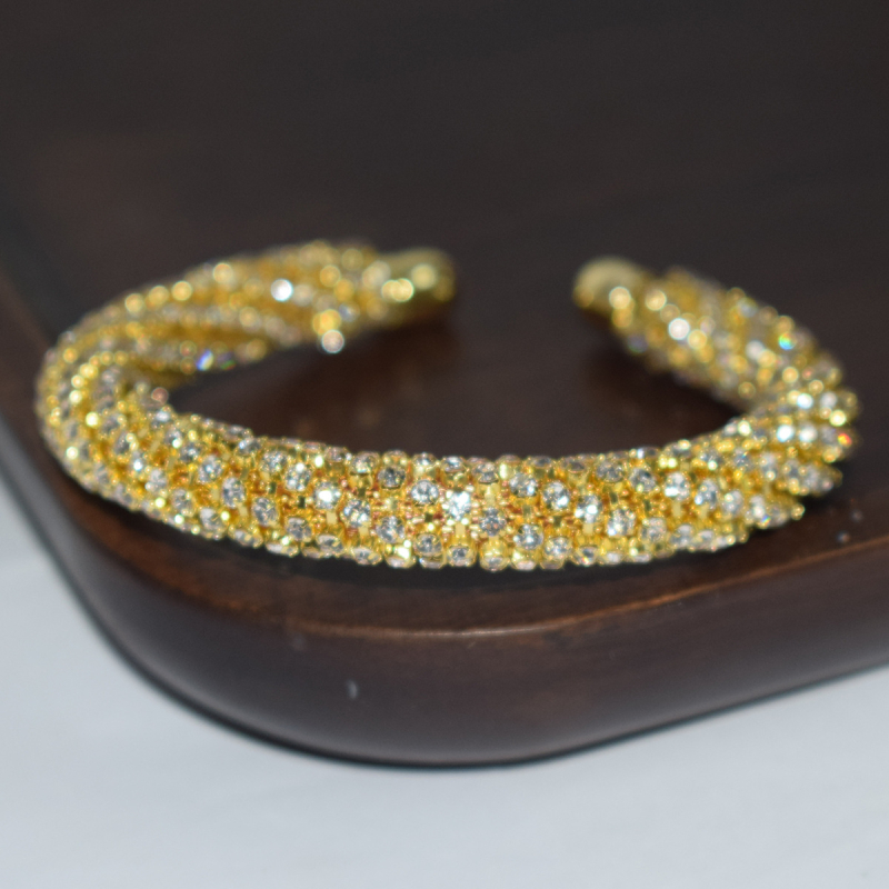 Vjenčani set nakita: ogrlica s 1/2/3 redom, narukvica i naušnice, legura, rhinestones, okrugli privjesci