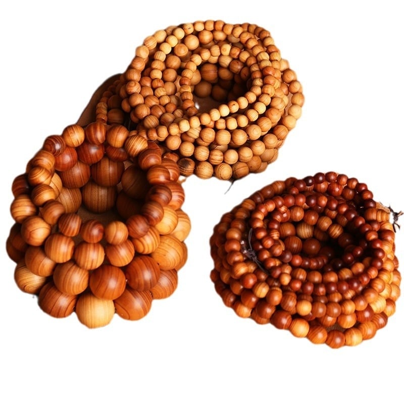 Thuja rokassprādze – retro stilā, universāla, roku darbs, 108 krelles