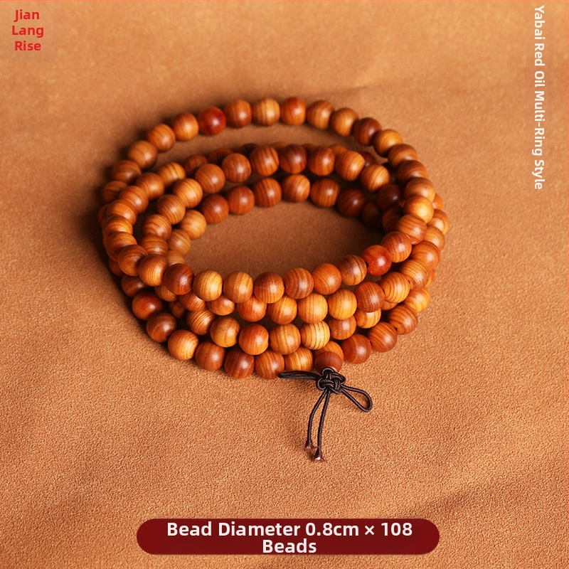 Thuja rokassprādze – retro stilā, universāla, roku darbs, 108 krelles