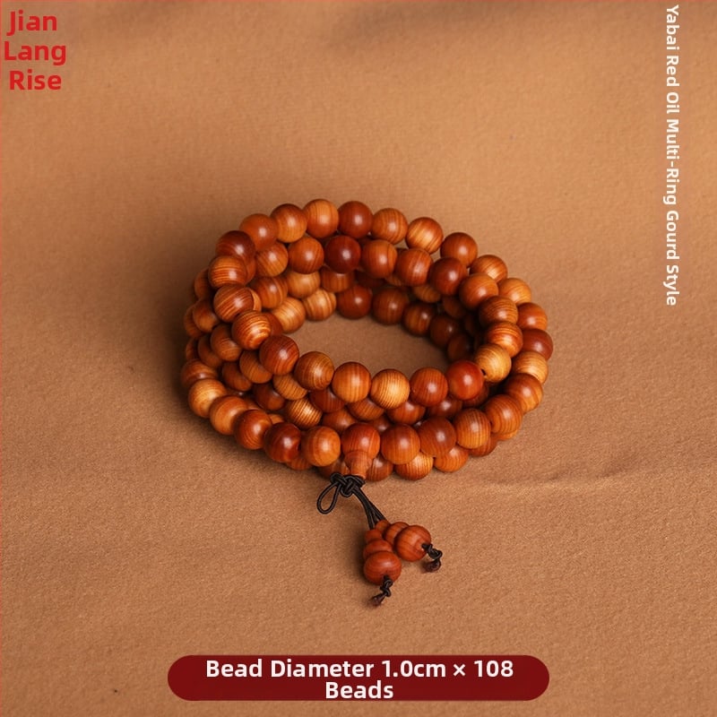 Thuja rokassprādze – retro stilā, universāla, roku darbs, 108 krelles