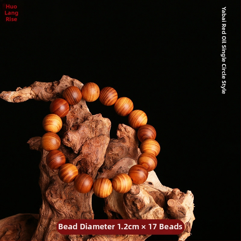 Thuja rokassprādze – retro stilā, universāla, roku darbs, 108 krelles