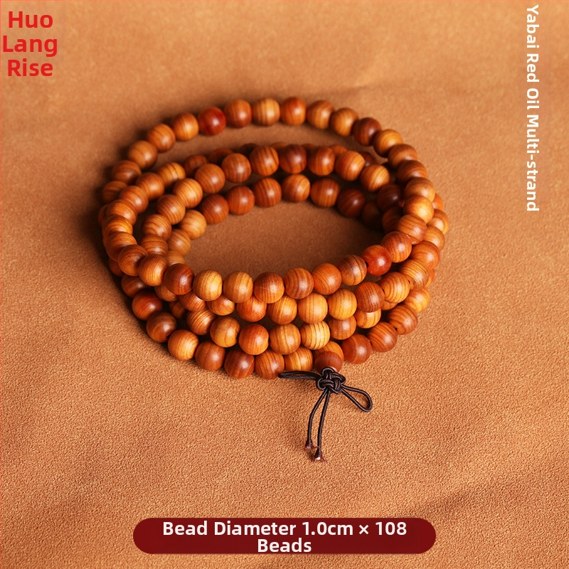 Thuja rokassprādze – retro stilā, universāla, roku darbs, 108 krelles