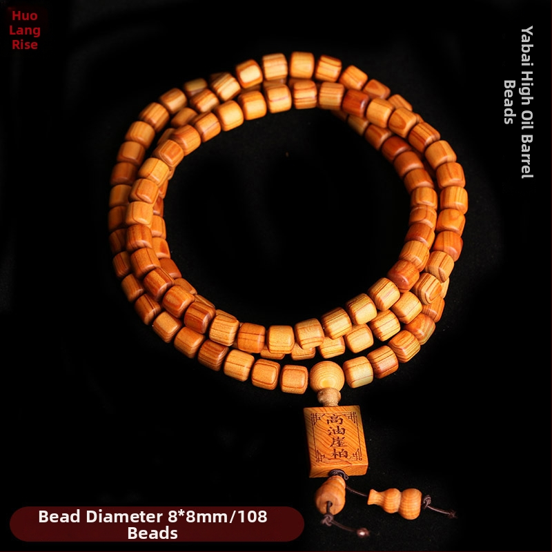 Thuja rokassprādze – retro stilā, universāla, roku darbs, 108 krelles