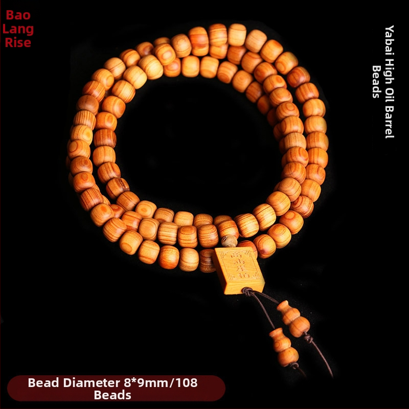 Thuja rokassprādze – retro stilā, universāla, roku darbs, 108 krelles