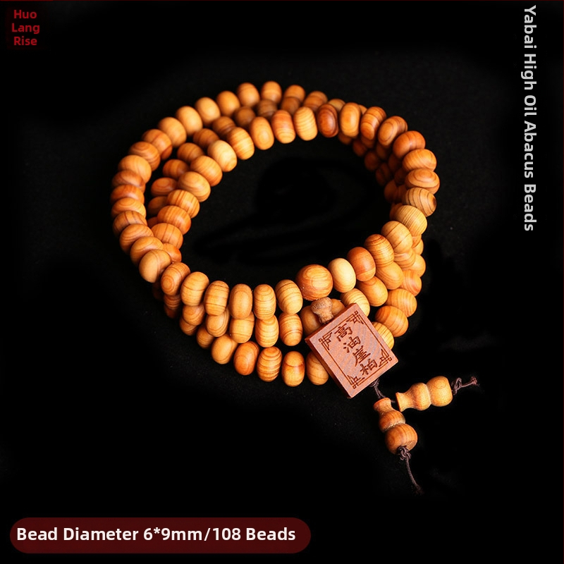 Thuja rokassprādze – retro stilā, universāla, roku darbs, 108 krelles