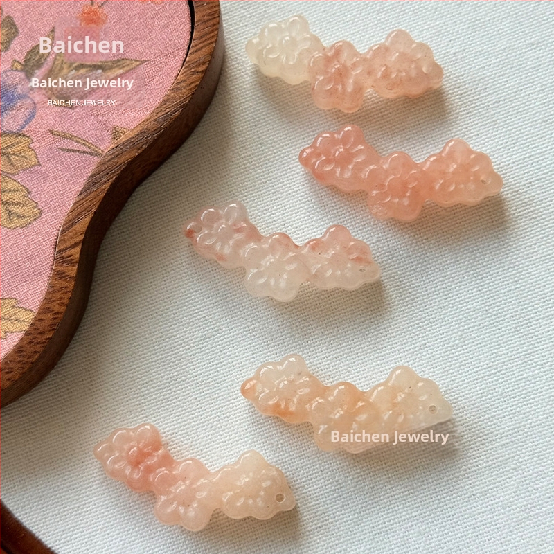 Dabas jads kulons, ģeometriska forma, slīpēts un polēts