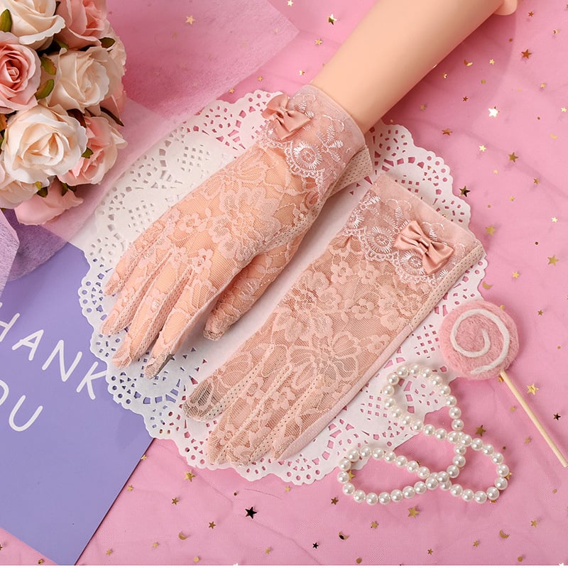 Moterų saulės apsaugos dviračių pirštinės — kvėpuojanti nėrinių medžiaga, lengvos, su jutikliniu ekranu suderinamos, neslystančios, atsparios vėjui