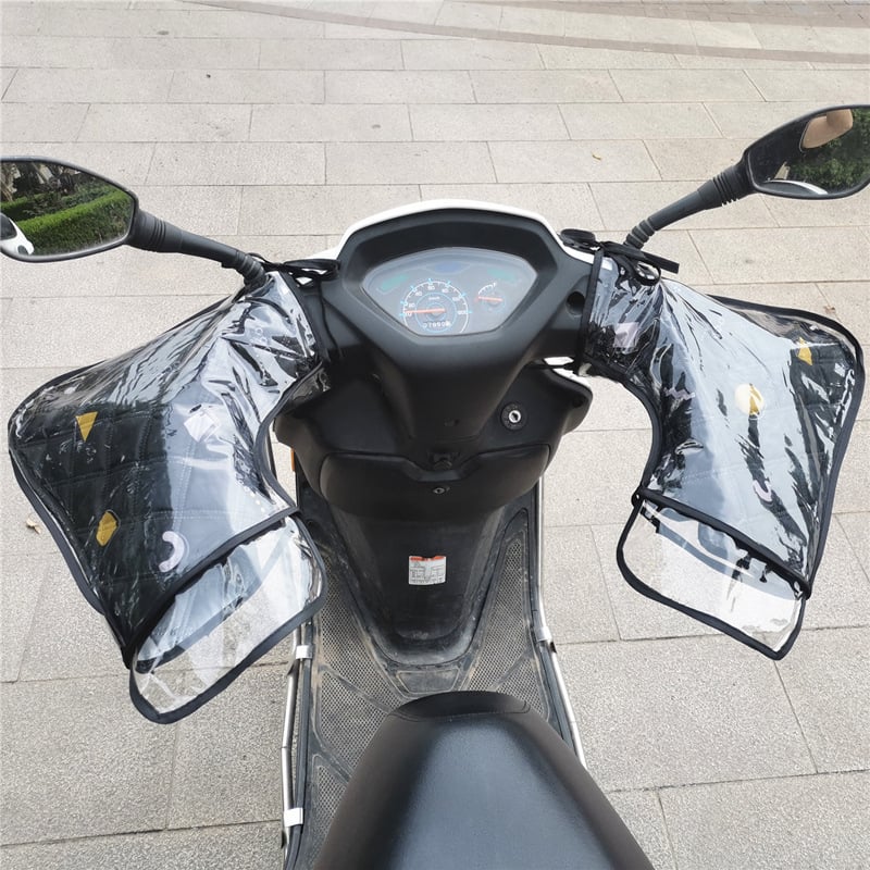 Lielas elektriskā motocikla saules aizsardzības cimdi ar vēja un ūdens izturību pavasarim un rudenim — Zīmols Unique; Materiāls: Cits; Importēts: Nē; Lietošana: Velosipēdu cimdi